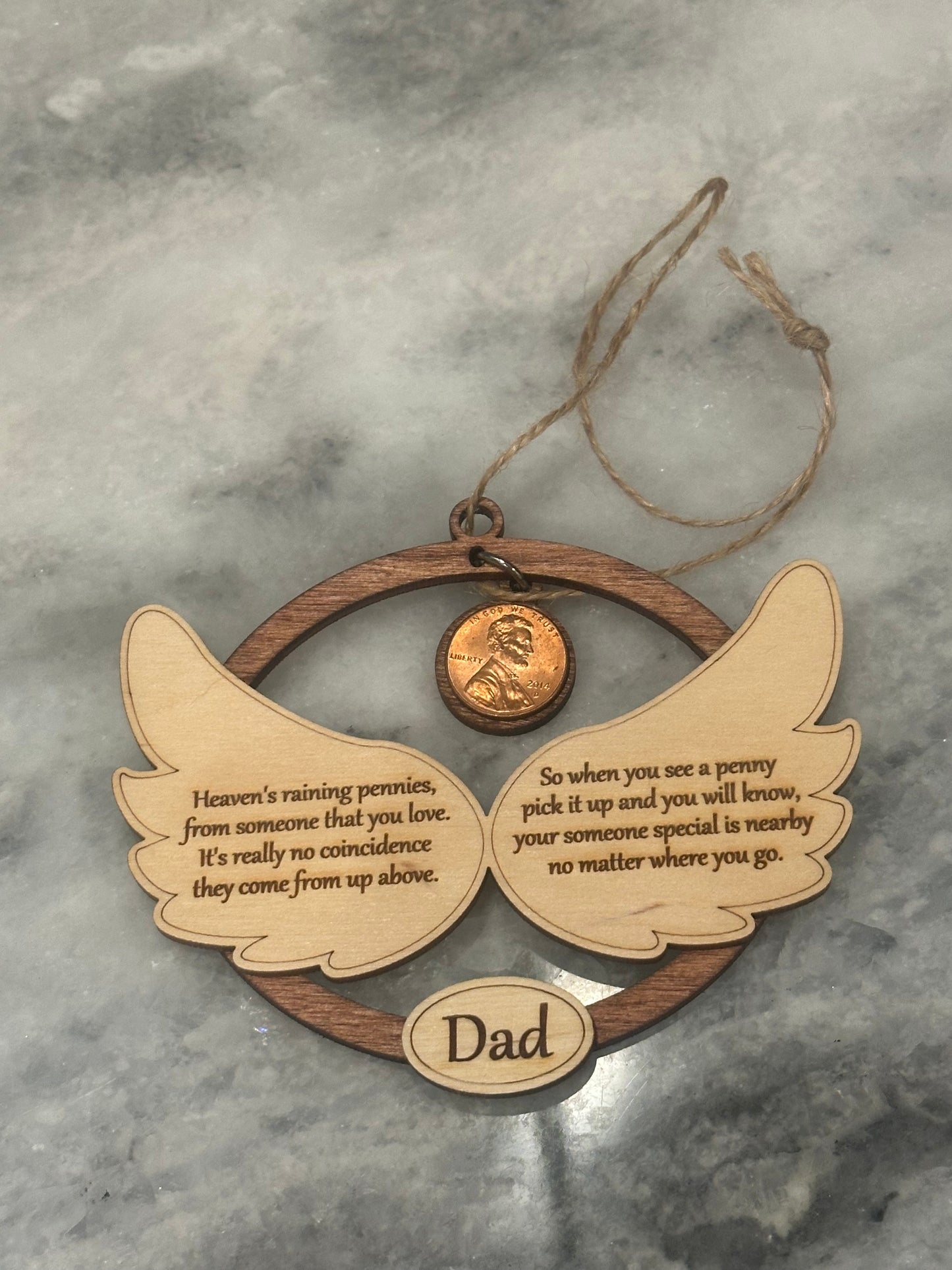 Pennies From Heaven Ornament