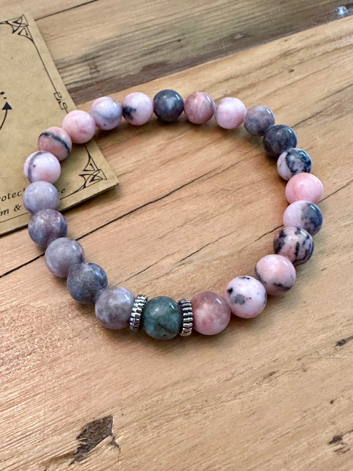 Brave Bracelet Pink / Grey