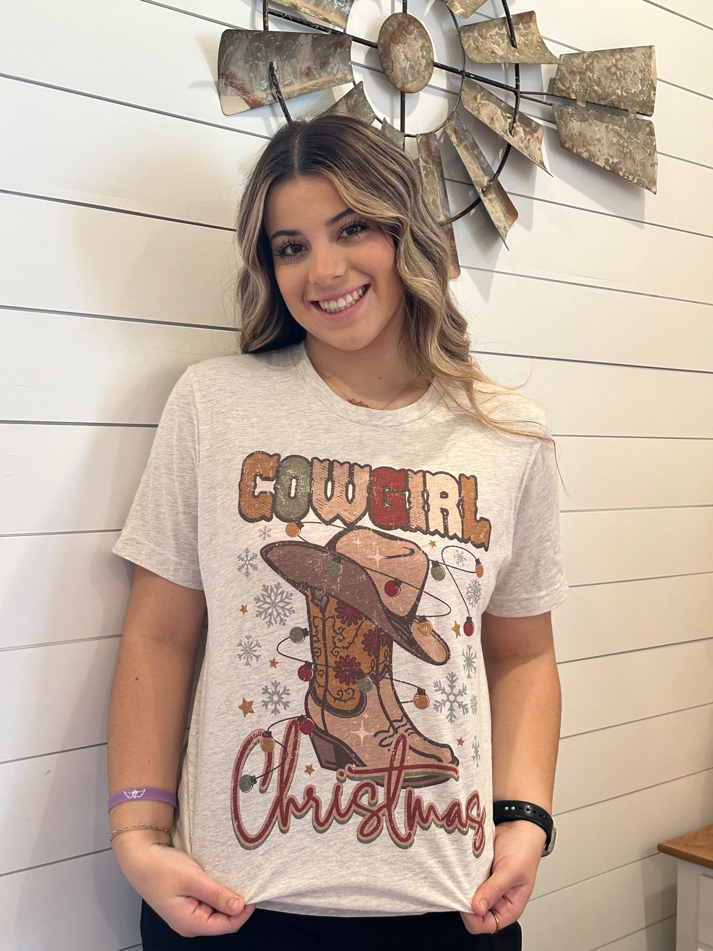 Cowgirl Christmas T-Shirt