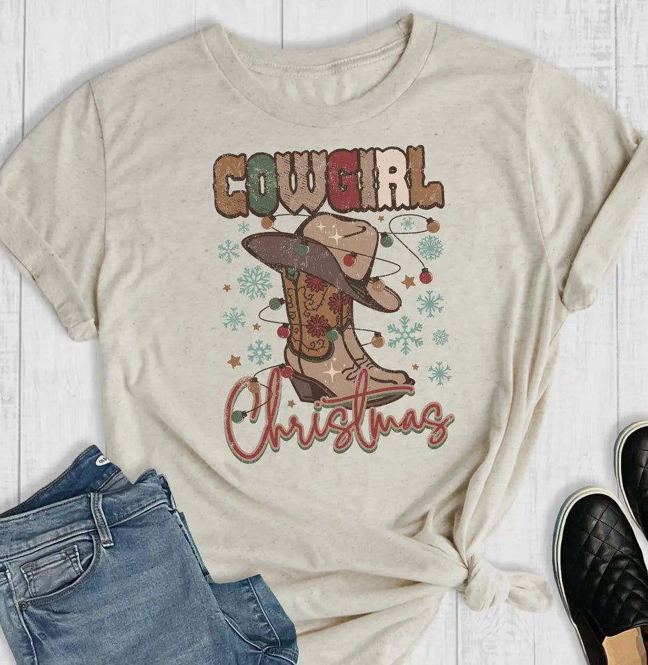 Cowgirl Christmas T-Shirt